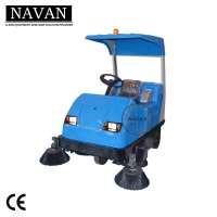 Commercial ride on cleaning equipment battery powered road sweeping machine