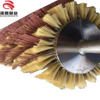 Sisal sandpaper polishing brush roller for special-shaped sanding machine